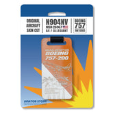 Allegiant Air Boeing 757 N904NV Aircraft Skin Tag | A19